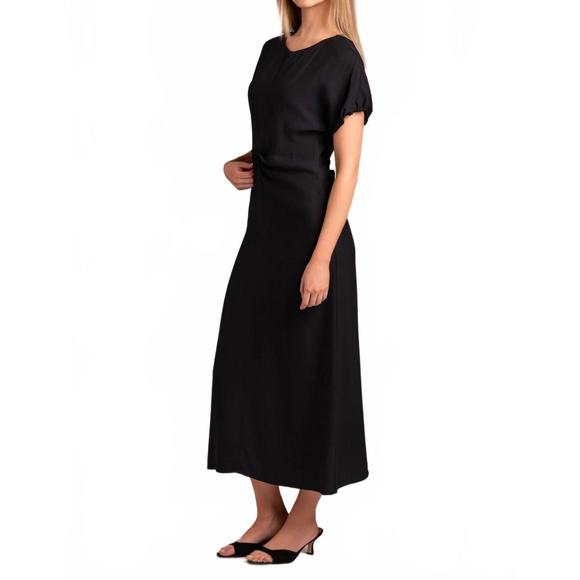 NEW BEATRICE .B cinched midi dress in eclipse